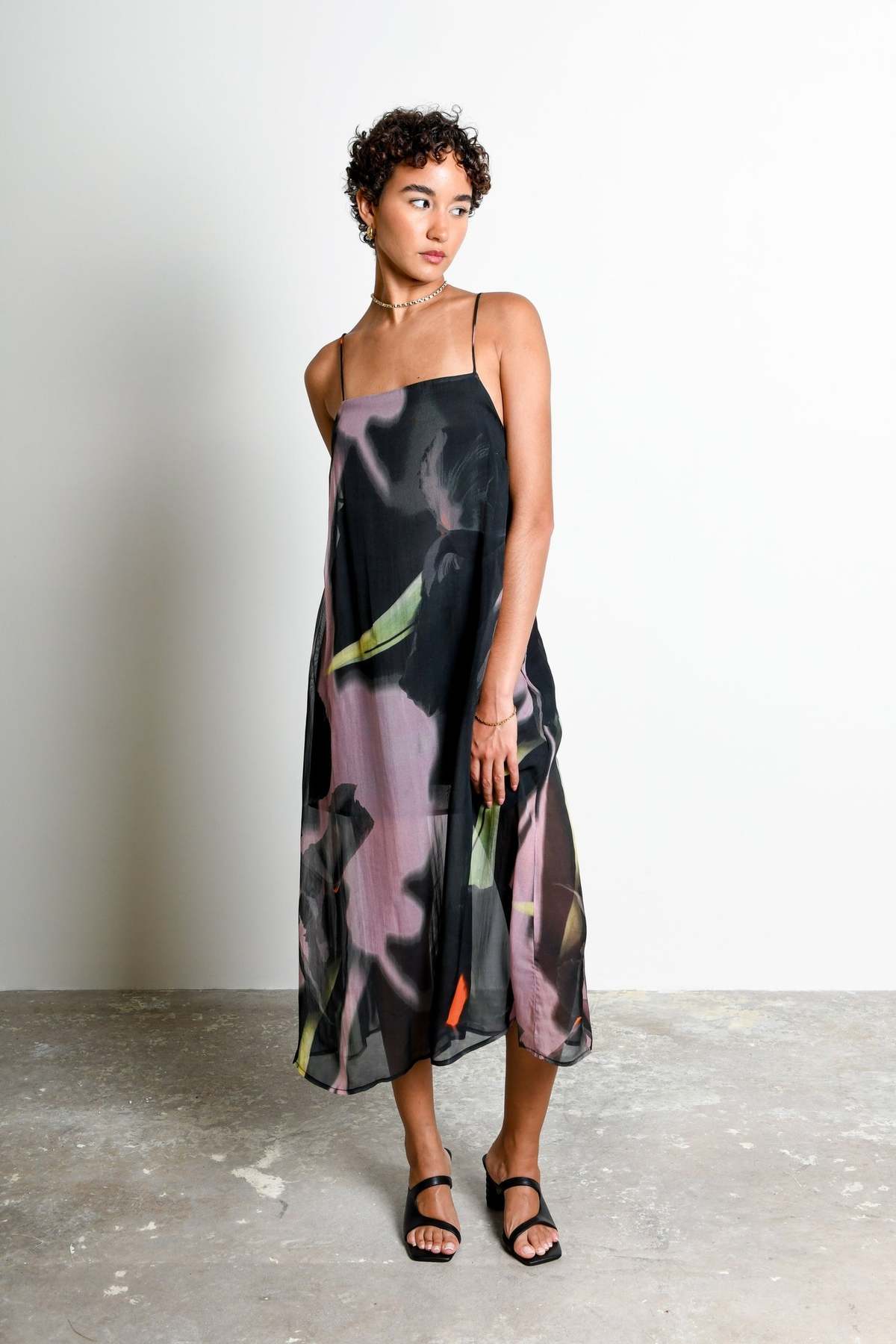 Untitled in Motion Intermission Dress - Shadow Iris - Image 4 of 5