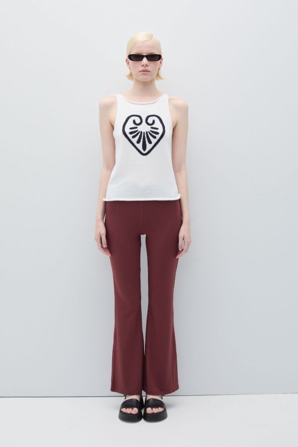 Rita Row Cuore Top - White