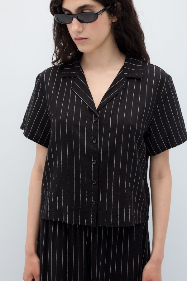 Rita Row Espill Shirt - Black