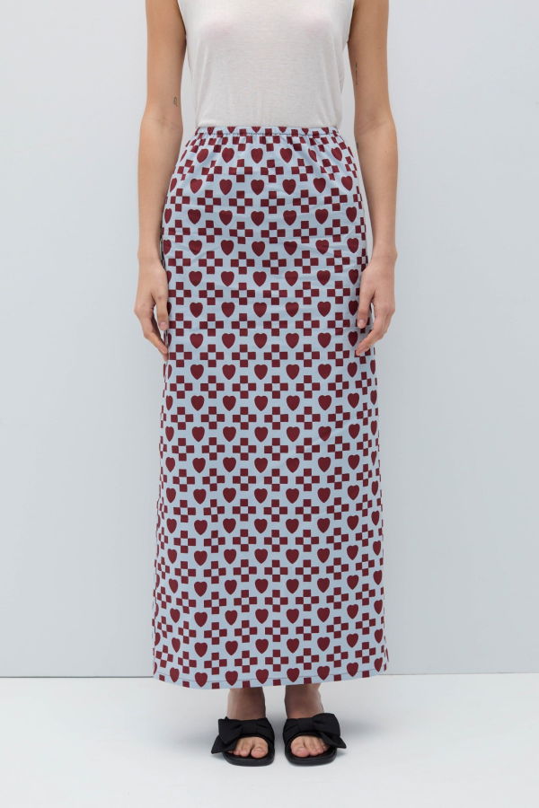 Rita Row Fuoco Skirt - Blue-Rust