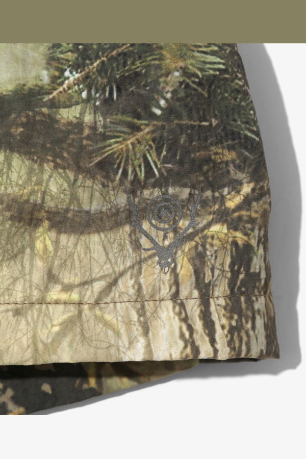 South2 West8 Nylon Tussah Belted Shorts