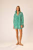Natalie Martin Jasper Short in Batik Stripe Lawn - Thumbnail 2