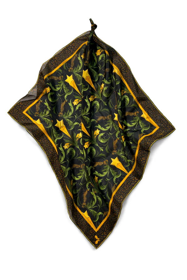 HENELLE Hollywood Nights Silk Bandana