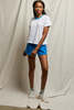 Perfect White Tee Sport Short With Side Stripe - Cobalt - Thumbnail 3