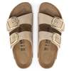 Birkenstock Arizona Big Buckle Nubuck Leather Regular Sandals - Thumbnail 2
