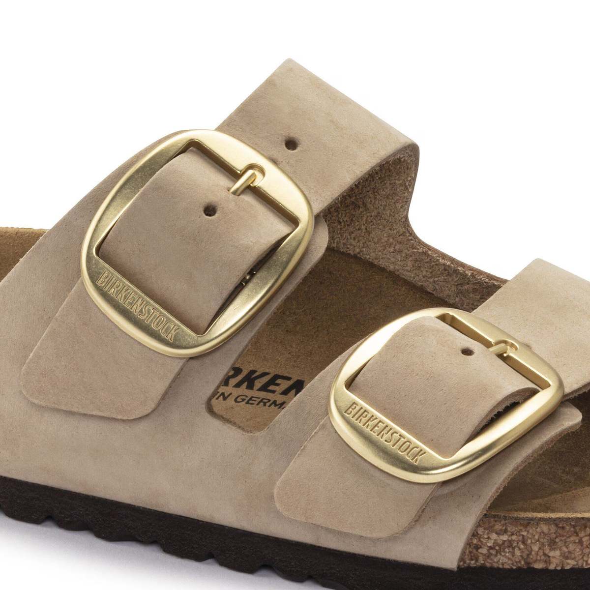 Birkenstock Arizona Big Buckle Nubuck Leather Regular Sandals - Image 6 of 8