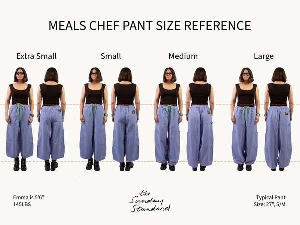 Meals Denim Chef Pant