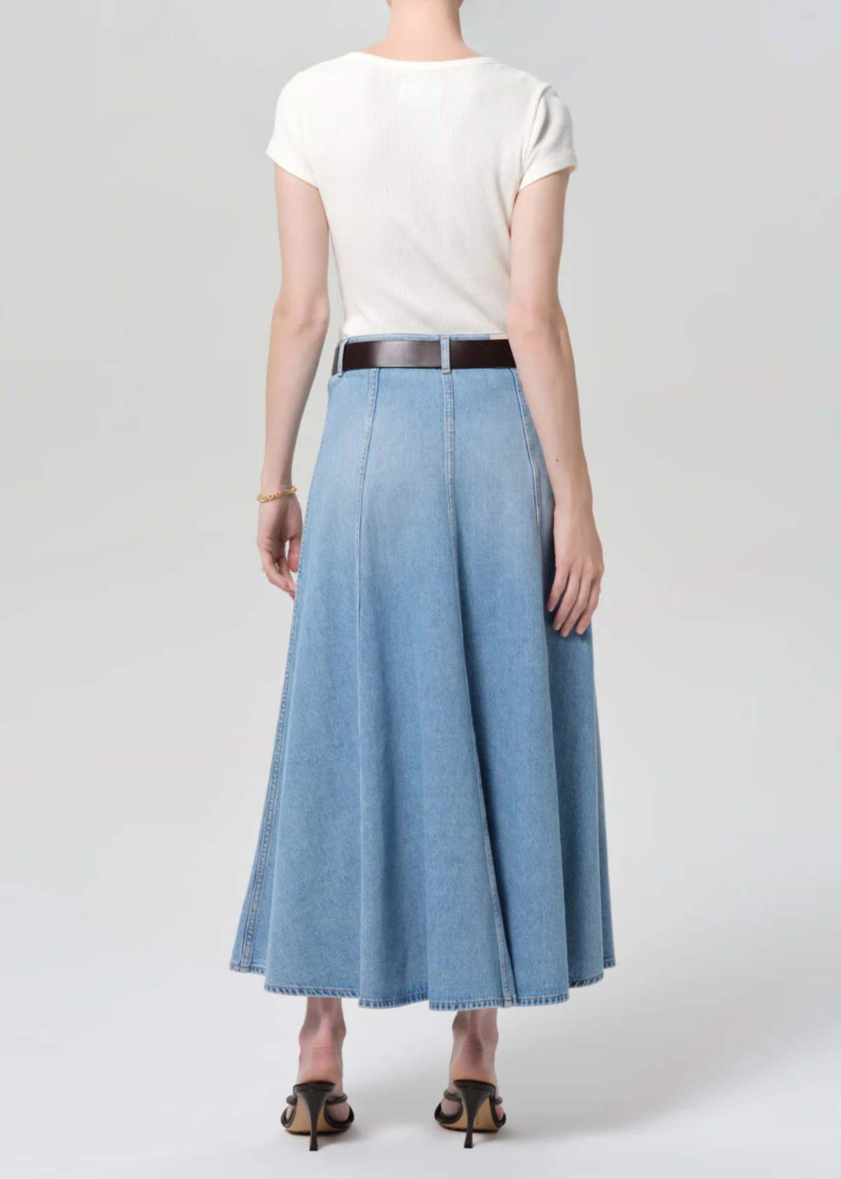 Citizens of Humanity Devin Patch Pocket Maxi Skirt - Vienne - Image 2 of 2