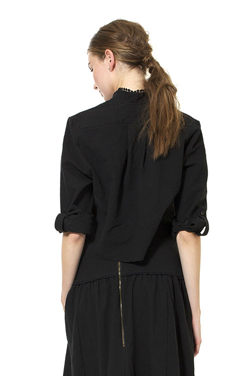 Heidi Merrick Oro Crop Button Down Tee Heidi Merrick Oro Crop Button Down Tee