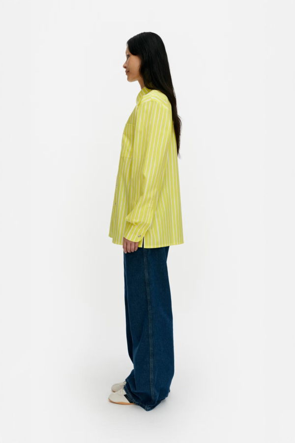 Marimekko Kioski Shirt - Yellow Stripe