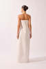 Adriana Degreas Structured Petal Maxi Dress - Off White - Thumbnail 2