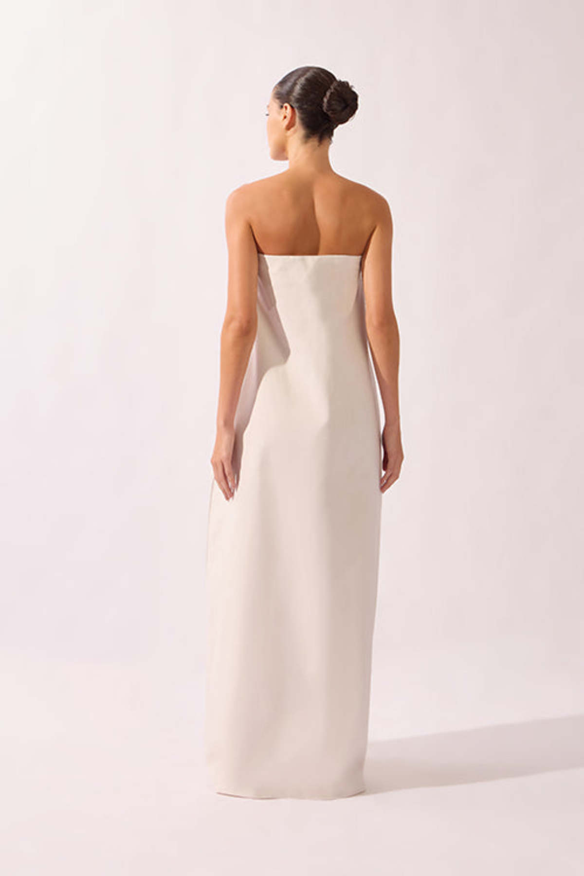 Adriana Degreas Structured Petal Maxi Dress - Off White - Image 2 of 3