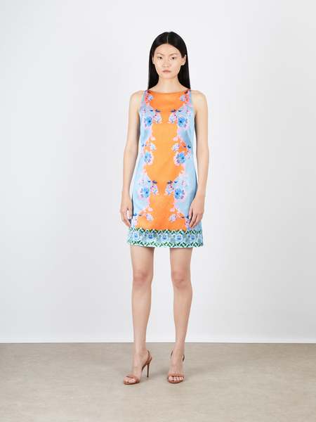Saloni Yasmeen Dress - NAVY DEWDROPS | Garmentory