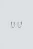 Fay Andrada Silver Hammo Hoops - Thumbnail 1