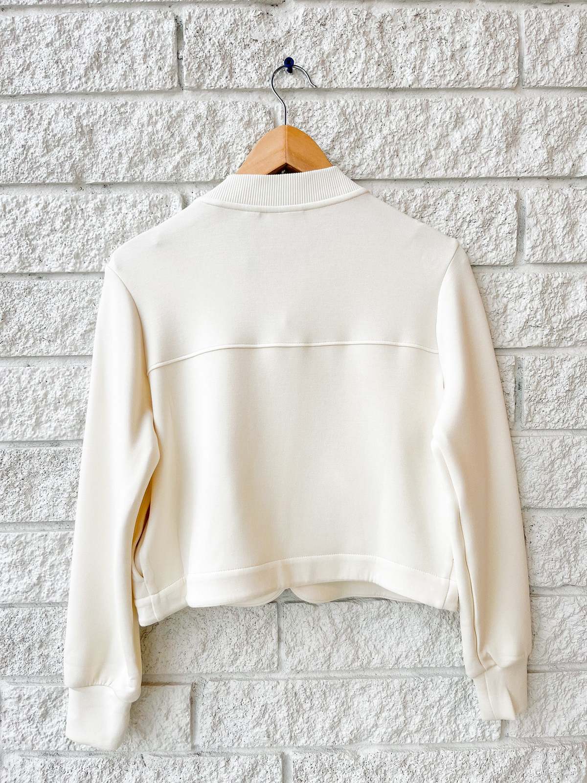Varley Hartwell Button Through Sweat Sweatshirt - Pristine - Image 2 of 4