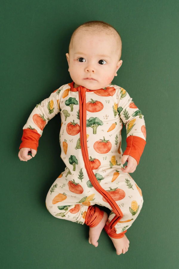 KIDS Little One Shop Bamboo Sleeper in Farm Fresh