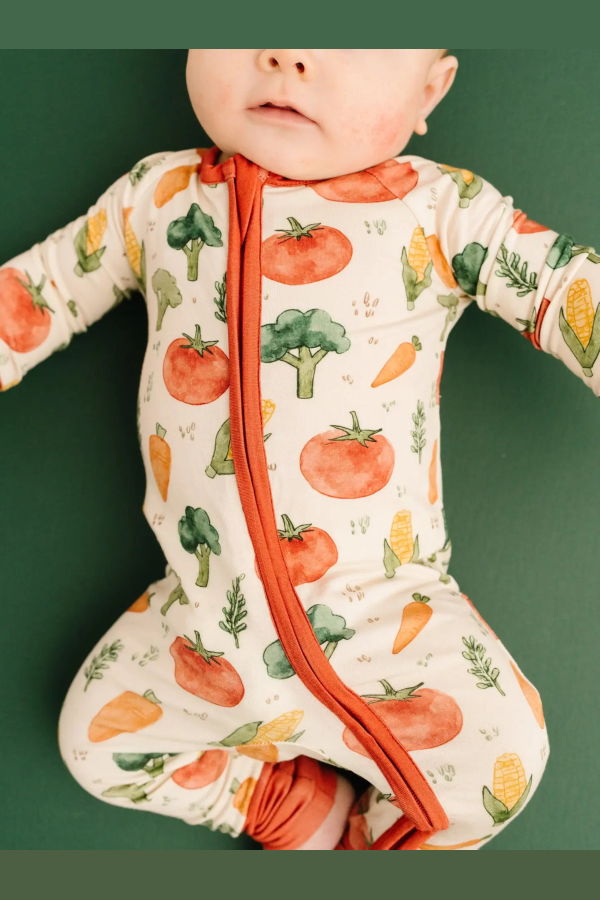 KIDS Little One Shop Bamboo Sleeper in Farm Fresh