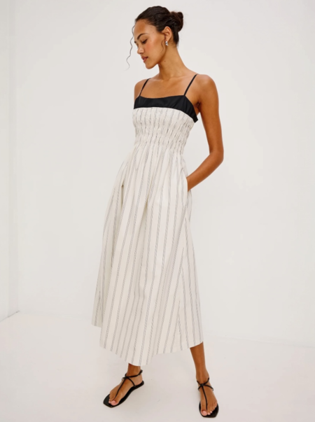 Ganni Clark Maxi Dress - Black | Garmentory