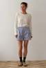 Donni. The Pop Boxer Shorts - Navy Stripe - Thumbnail 1