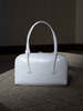 Marge Sherwood Soft Boston Small Bag - White Crinkle - Thumbnail 1