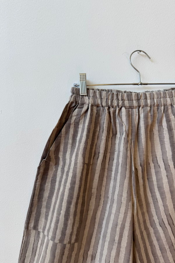 Happy French Gang Omar Grey Stripe Pants