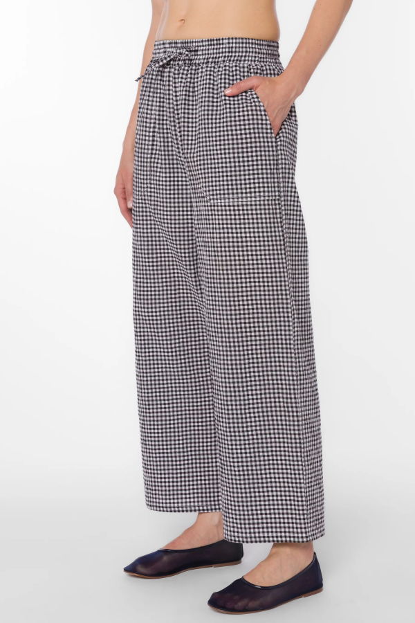 Velvet Heart Black Gingham Pant