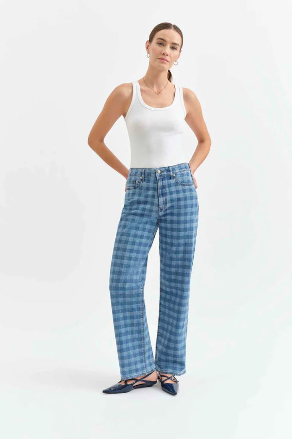 DAZE 1999 Denim Check 90's Fit Jeans