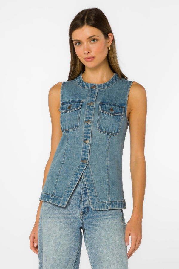 Velvet Heart Idel Denim Vest