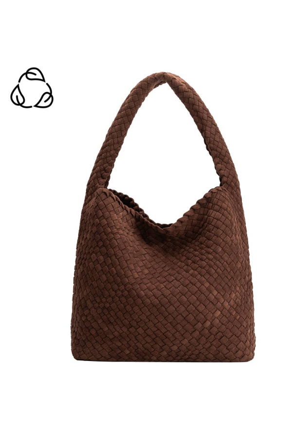Melie Bianco Johanna Vegan Suede Shoulder Bag