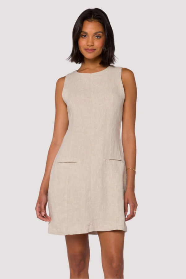 Velvet Heart Matilda Linen Shift Dress