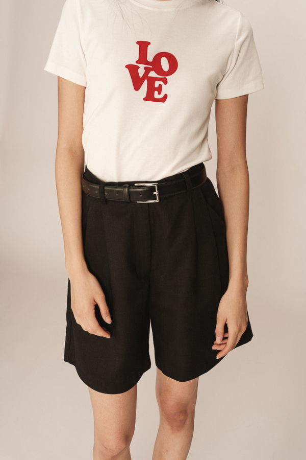 Grace + Mila Pastel Trouser Shorts