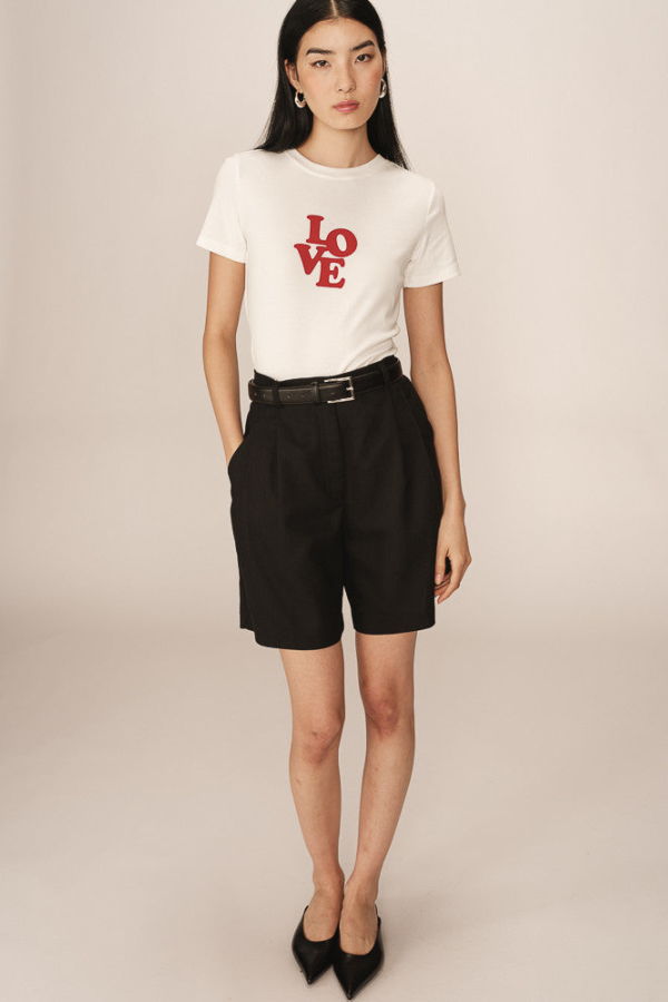 Grace + Mila Pastel Trouser Shorts