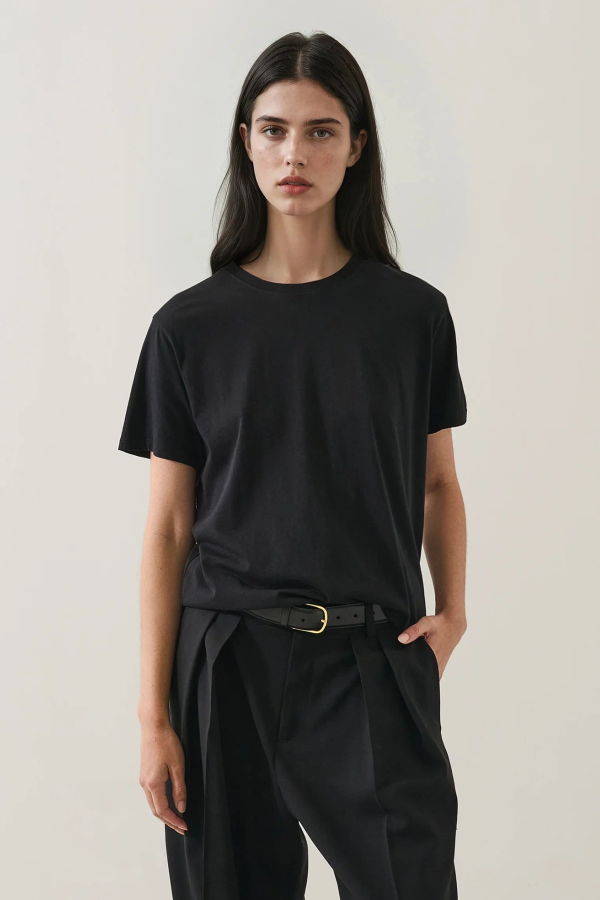 Patrick Assaraf Pima Cotton Boyfriend Tee