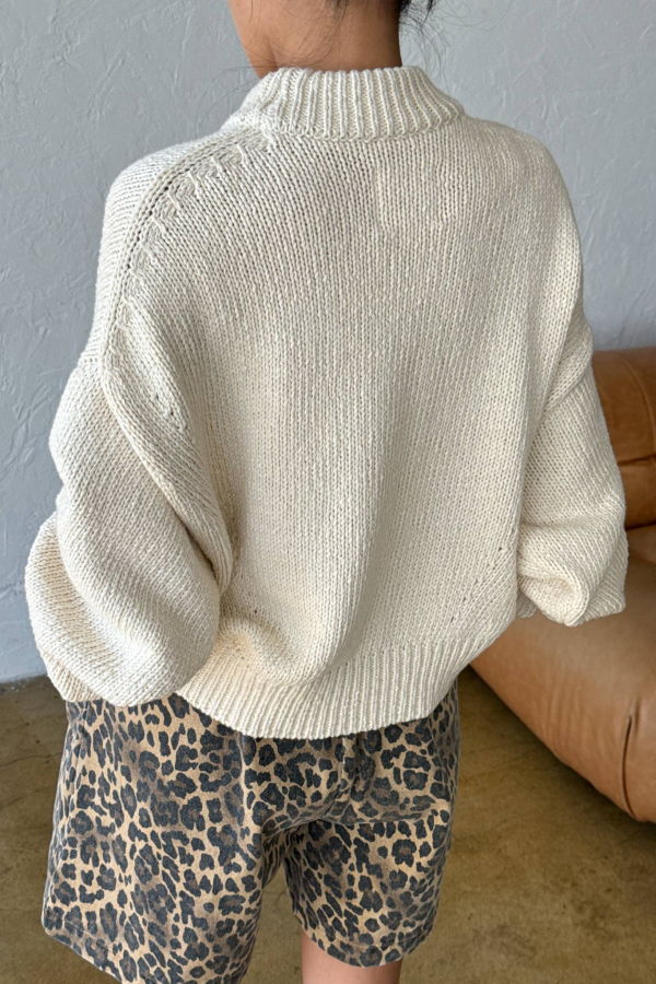 Le Bon Shoppe Zoe Cotton Sweater - Naturel