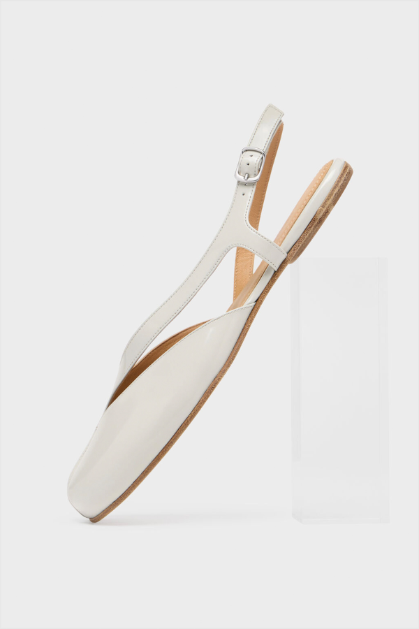 Maison Margiela Tabi Slingback Sandal - Alabaster