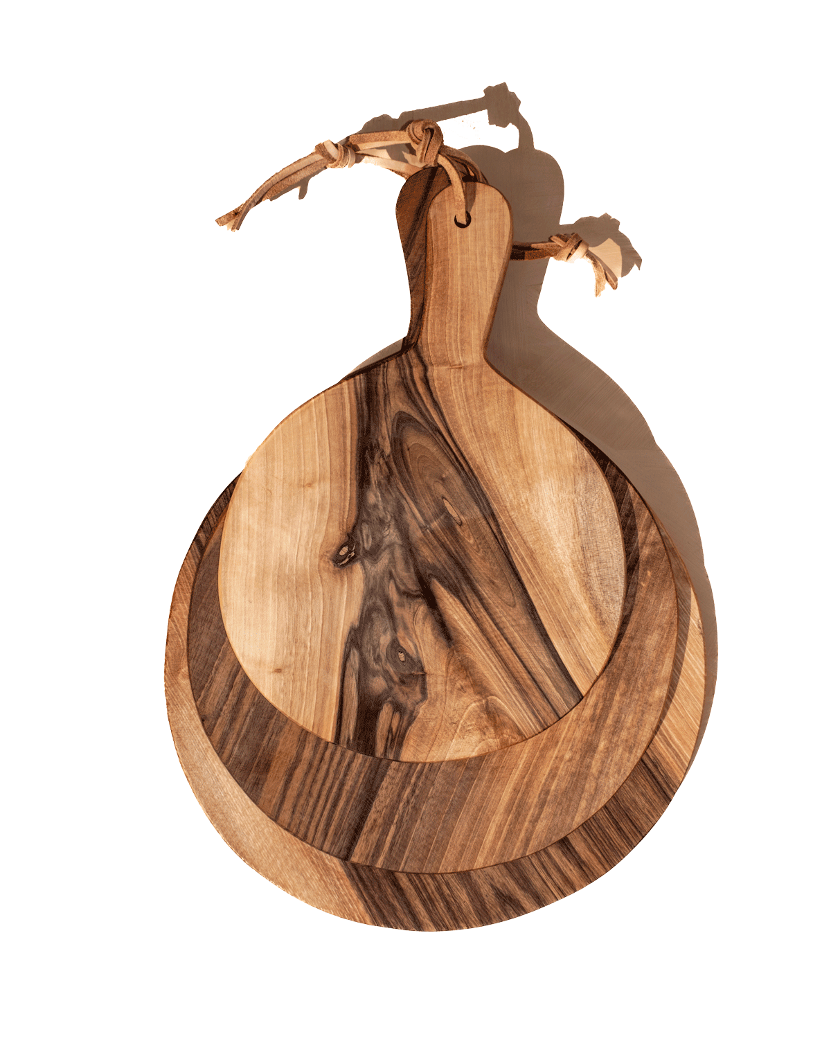 Une Vie Nomade Round Cutting Boards - Walnut - Image 11 of 30