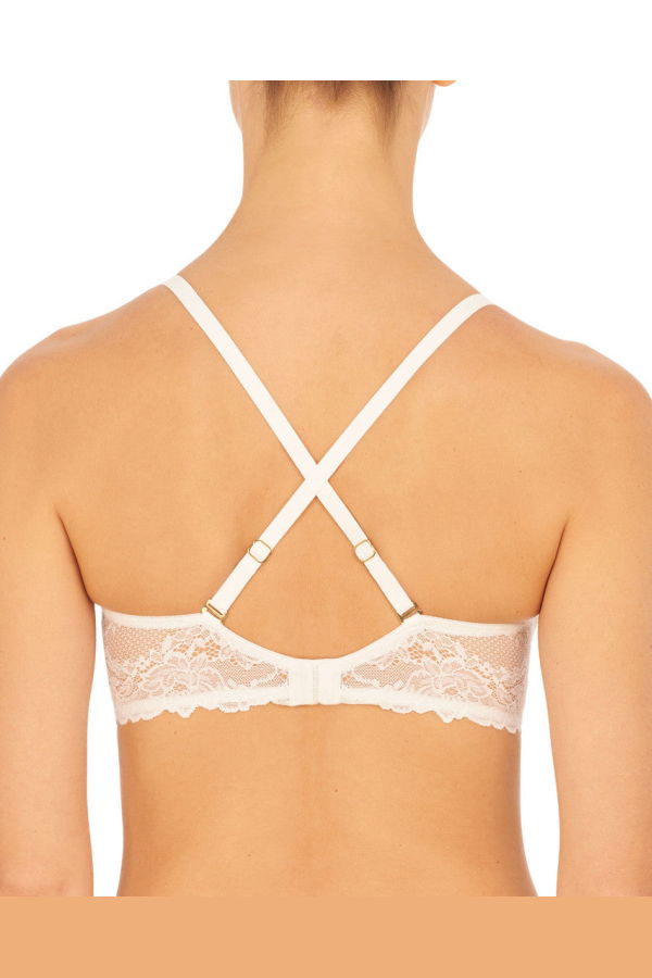 natori Heavenly Convertible Balconette Bra - White