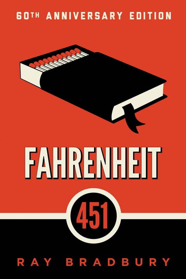 "Fahrenheit 451" by Ray Bradbury Book