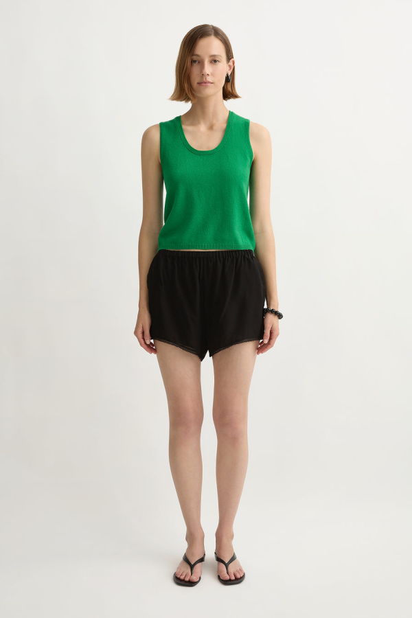 Posse Freddie Sweater Tank - Emerald
