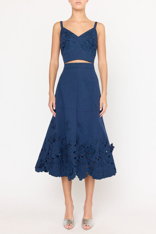 CHRISTY LYNN Bobbi Skirt - Navy