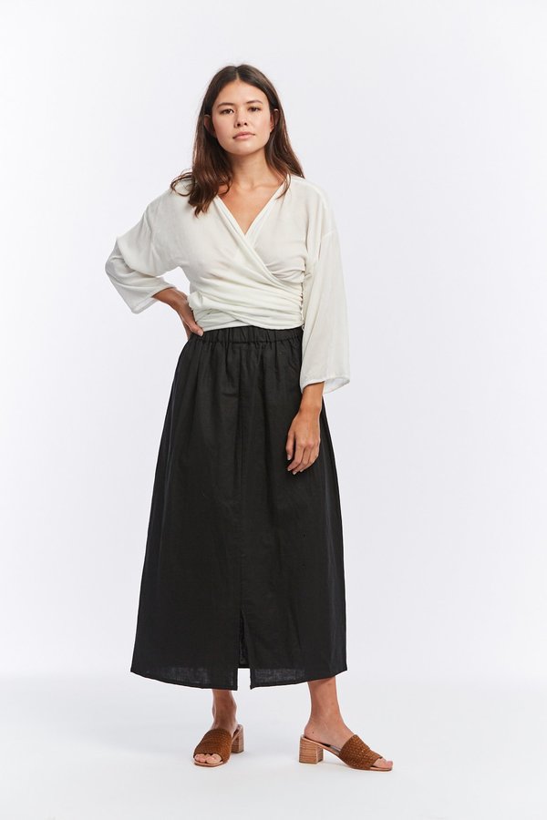 Miranda Velvet Wrap Top White Garmentory miranda velvet wrap top white garmentory