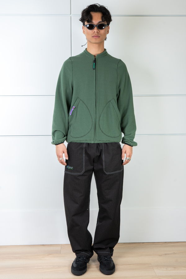 Rayon Vert Becco Grid Fleece Jacket