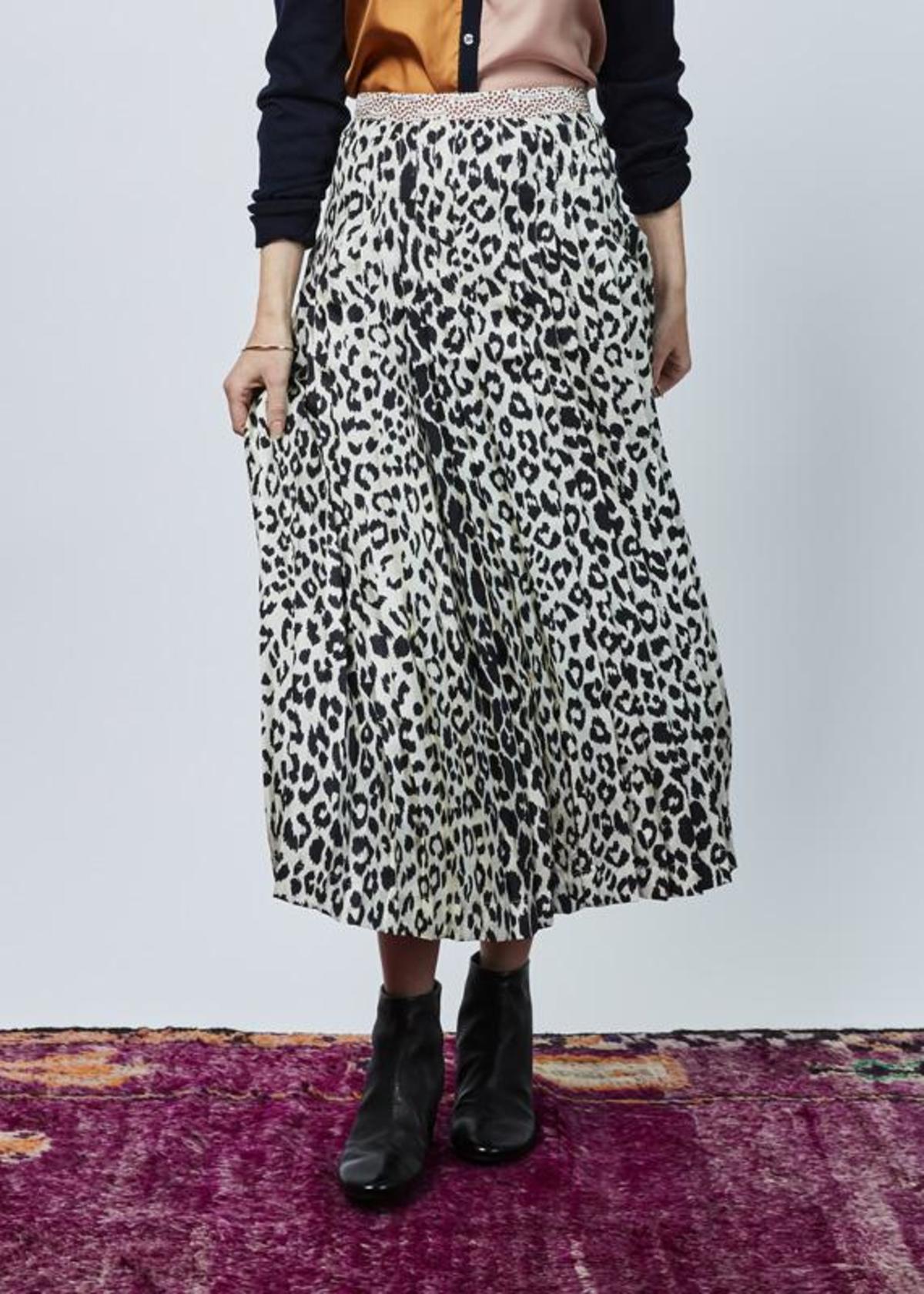 La Prestic Ouiston Gabrielle Pleated Skirt - Panther/Hearts - Image 2 of 5