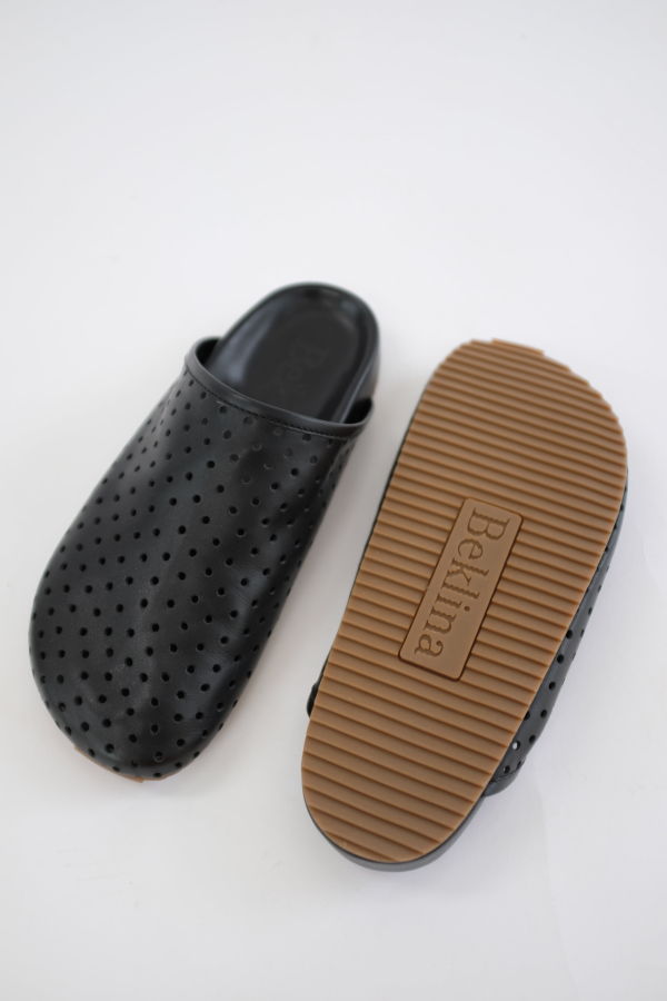 Beklina Gubi Perforated Mules - Black