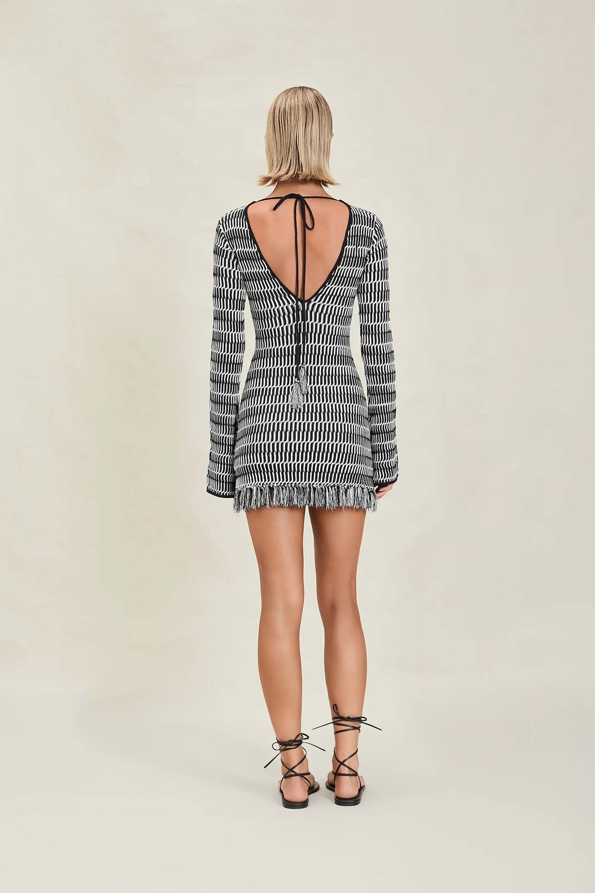 Devon Windsor Costa Dress - Ash - Image 2 of 4