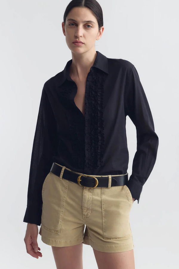 Nili Lotan Nathael Ruffle Shirt