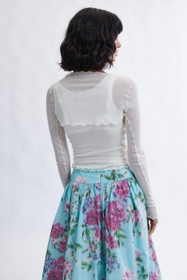 Eliza Faulkner Quincy Microknit Shrug Set