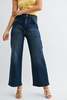 Just Black Denim The Patch Pocket Wide Leg - Thumbnail 9