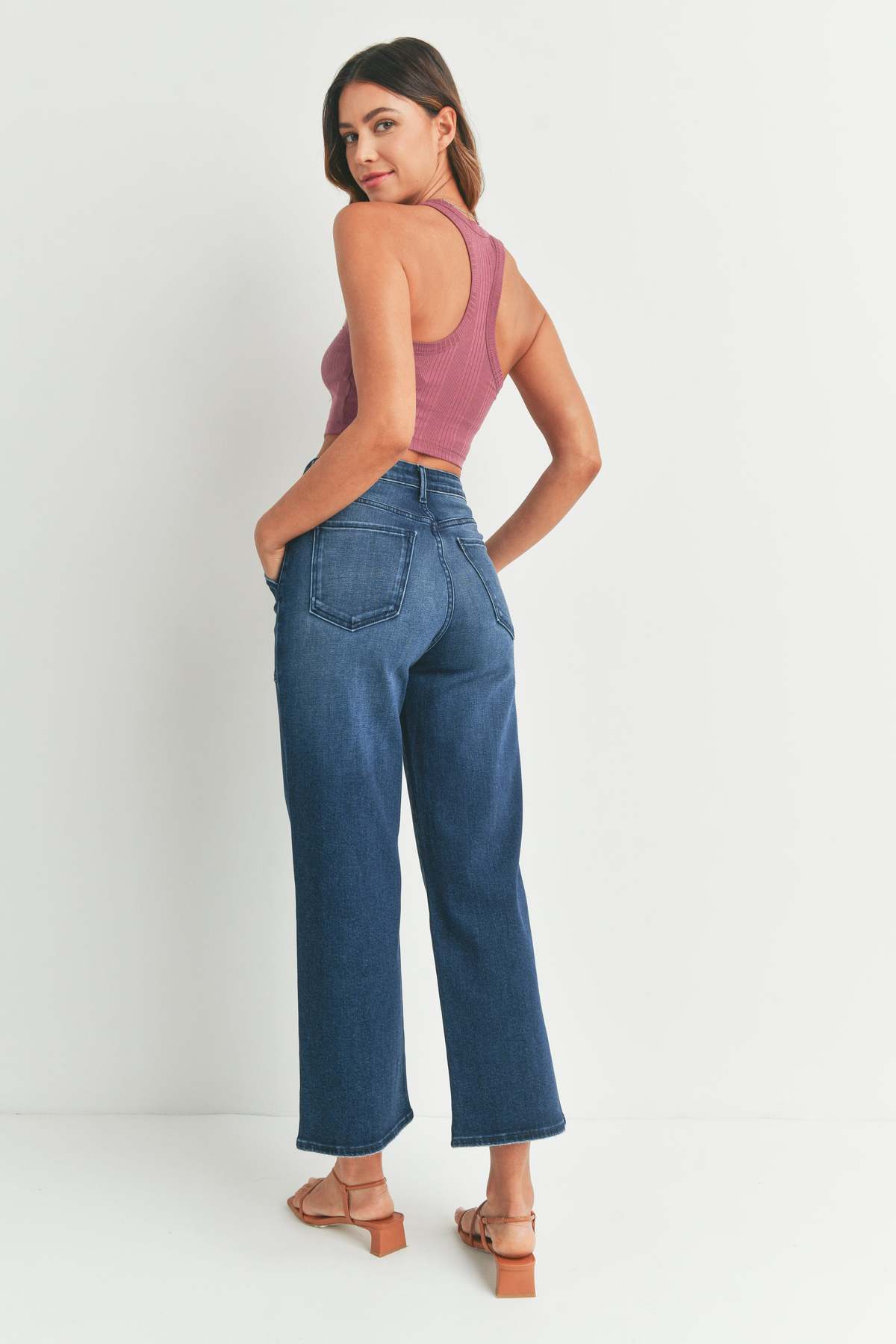 Just Black Denim The Patch Pocket Wide Leg - Image 13 of 28