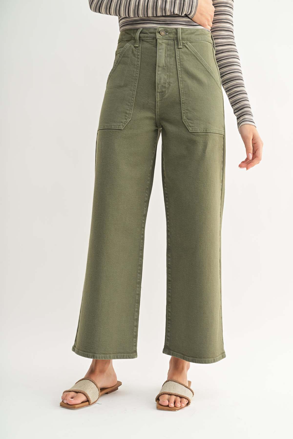 Just Black Denim The Patch Pocket Wide Leg - Image 14 of 28